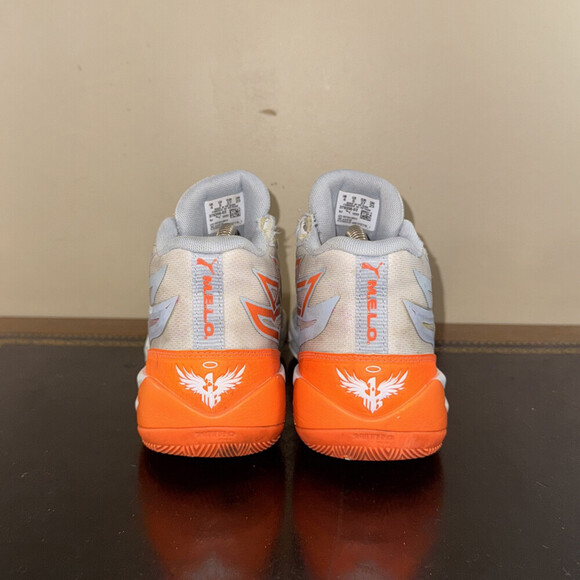 Puma Lamelo Ball MB.02 Jr Gorange Grey Orange 378358 02 Gradeschool Gs Size 5Y - Picture 4 of 5